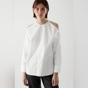 COS // cut out shoulder shirt